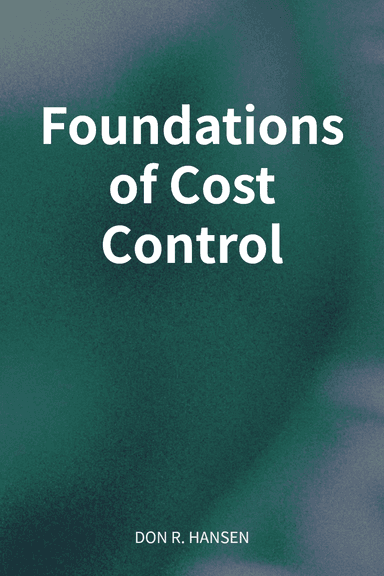 Foundations of Cost Control cover