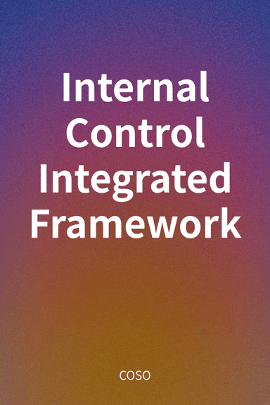 Internal Control Integrated Framework cover