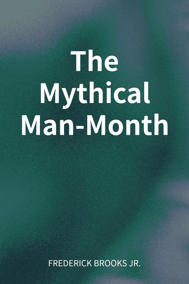 The Mythical Man-Month cover