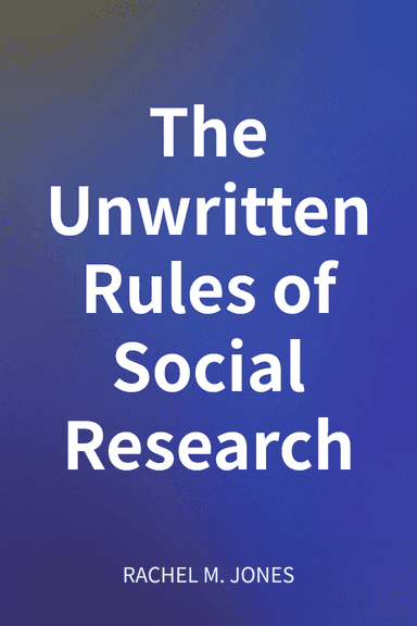 The Unwritten Rules of Social Research cover