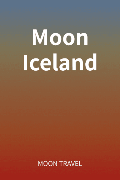 Moon Iceland cover