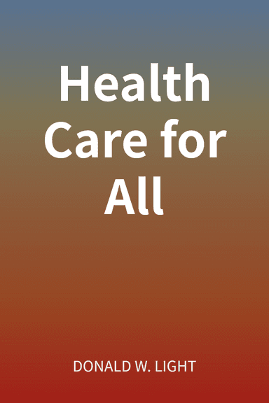 Health Care for All cover