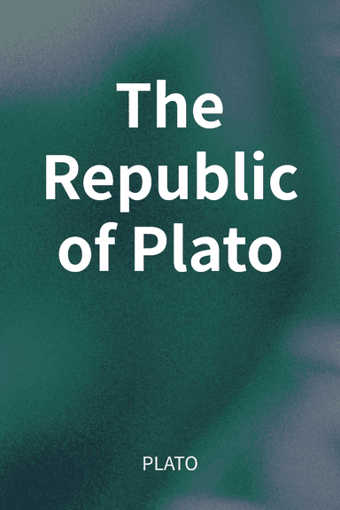 The Republic of Plato cover
