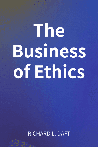 The Business of Ethics cover