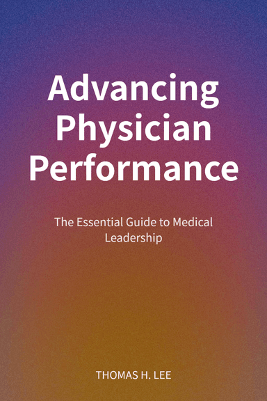 Advancing Physician Performance cover