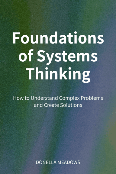 Foundations of Systems Thinking cover
