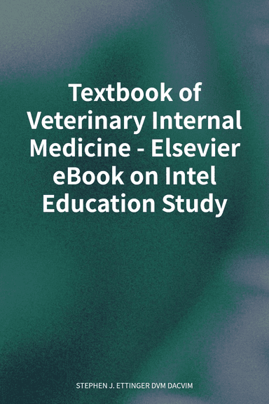 Textbook of Veterinary Internal Medicine - Elsevier eBook on Intel Education Study cover