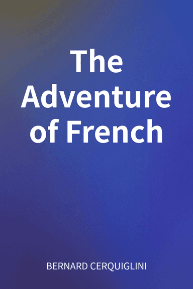 The Adventure of French cover
