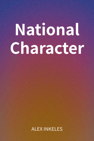 National Character cover