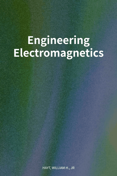 Engineering Electromagnetics cover