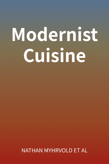 Modernist Cuisine cover