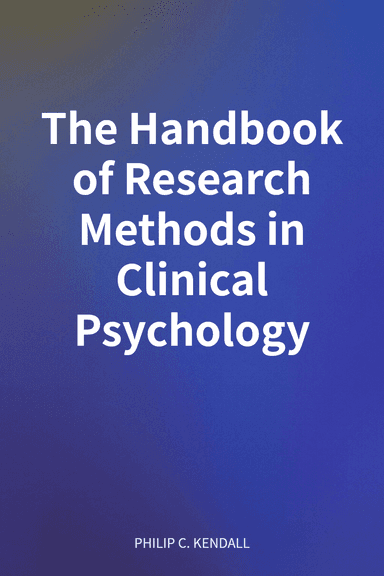 The Handbook of Research Methods in Clinical Psychology cover