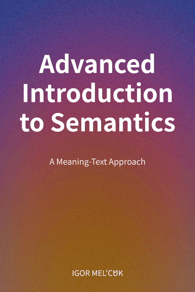 Advanced Introduction to Semantics cover