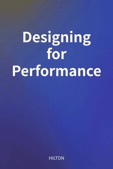 Designing for Performance cover