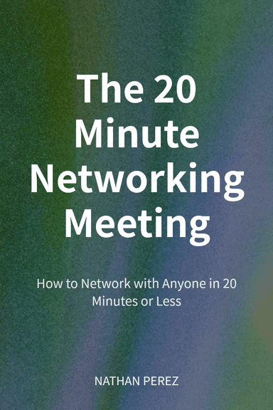 The 20 Minute Networking Meeting cover
