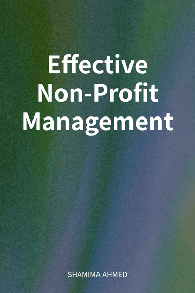 Effective Non-Profit Management cover