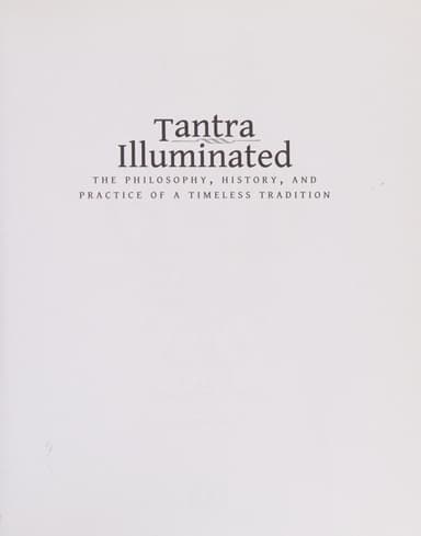 Tantra Illuminated cover