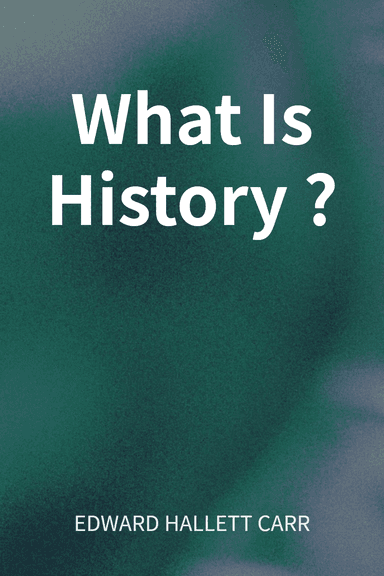What Is History? cover