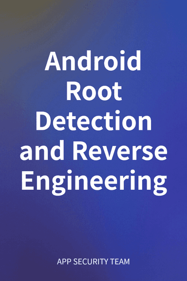 Android Root Detection and Reverse Engineering cover