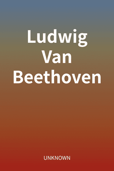 Ludwig Van Beethoven cover