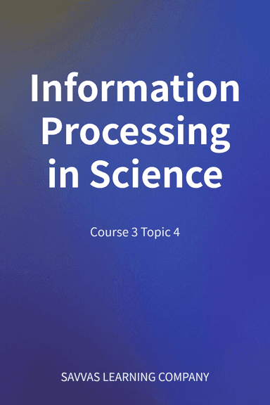 Information Processing in Science cover