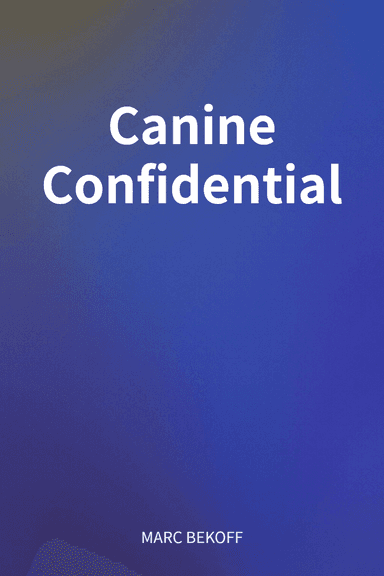 Canine Confidential cover