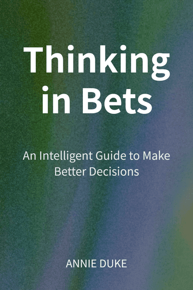 Thinking in Bets cover