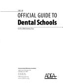 Official Guide to Dental Schools 2005-06 cover