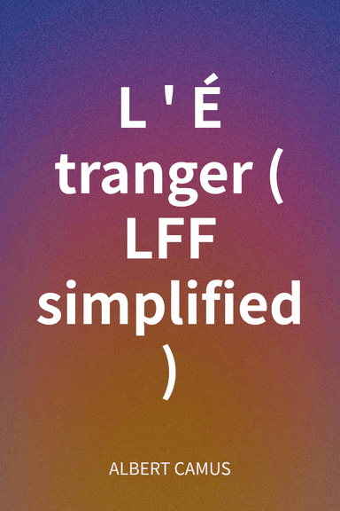 L'Étranger (LFF simplified) cover