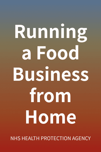 Running a Food Business from Home cover