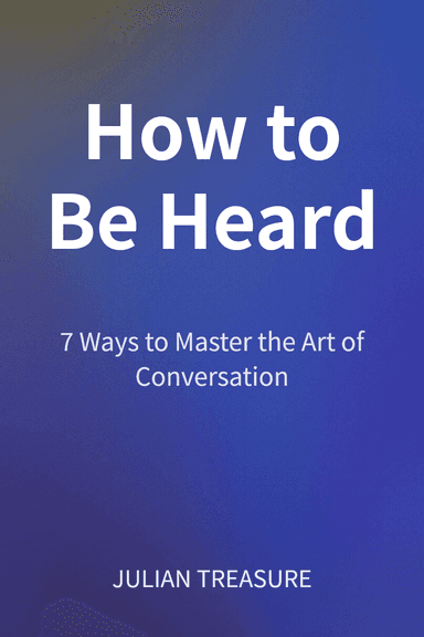 How to Be Heard cover