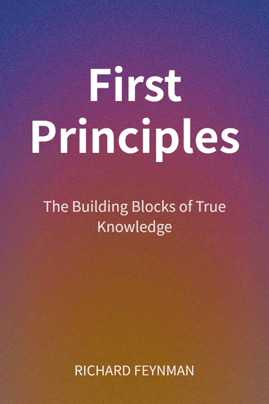 First Principles cover
