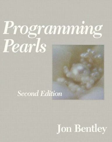 Programming Pearls cover
