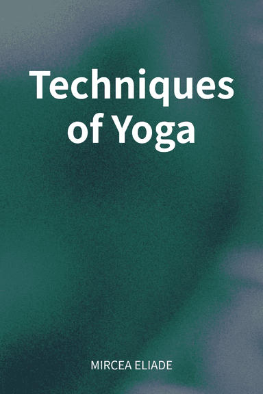 Techniques of Yoga cover