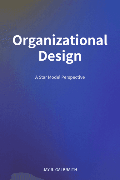 Organizational Design cover