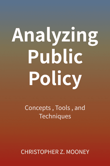Analyzing Public Policy cover
