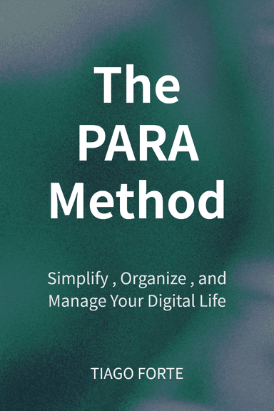 The PARA Method cover