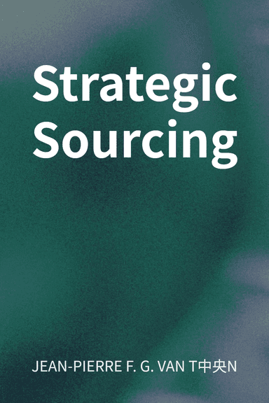 Strategic Sourcing cover