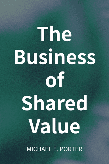 The Business of Shared Value cover