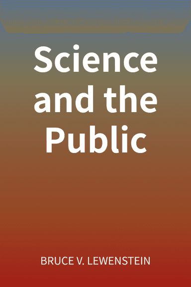 Science and the Public cover