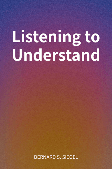 Listening to Understand cover