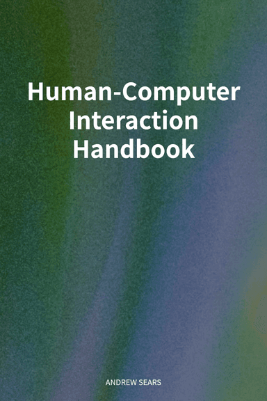 Human-Computer Interaction Handbook cover