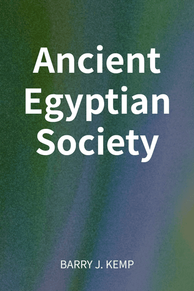 Ancient Egyptian Society cover
