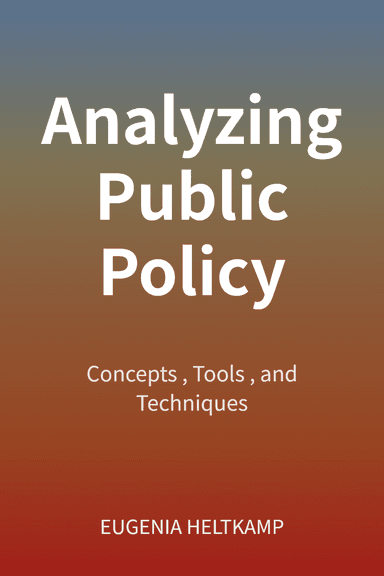 Analyzing Public Policy cover