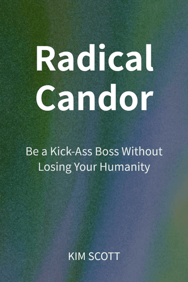 Radical Candor cover