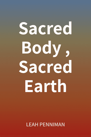 Sacred Body, Sacred Earth cover