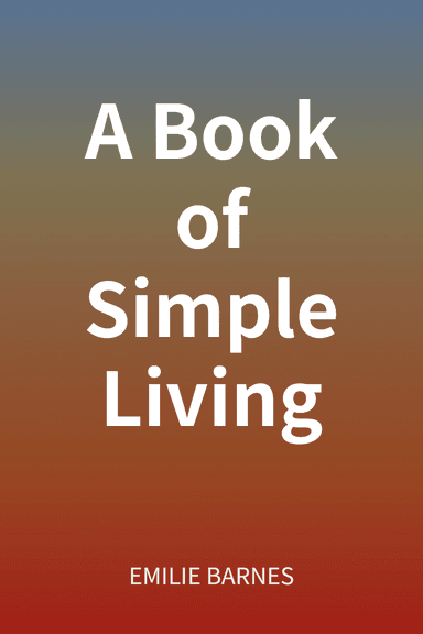 A Book of Simple Living cover