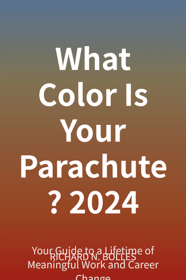 What Color Is Your Parachute? 2024 cover