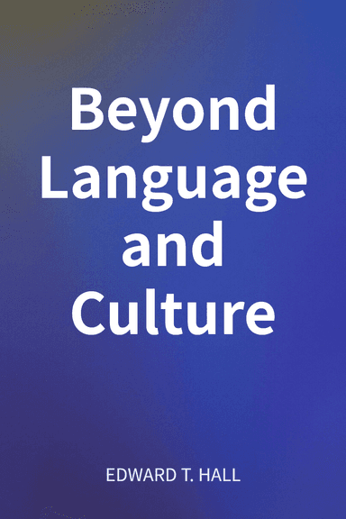 Beyond Language and Culture cover