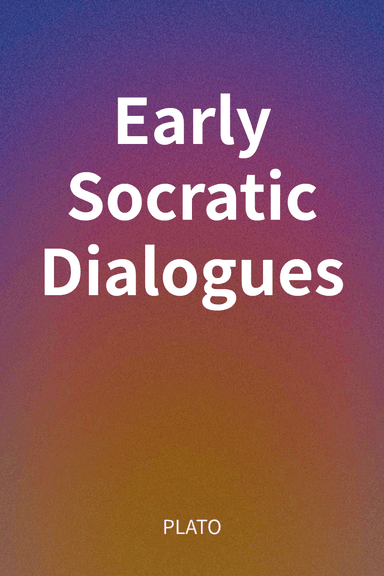 Early Socratic Dialogues cover